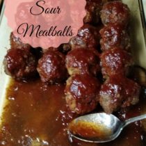 I made this sweet and sour meatballs recipe not too long ago, and it is a family favorite. I hope you try it and like it just as much!